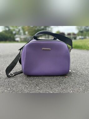 Vintage Luca Vergari Purple Travel Toiletry Bag for Women